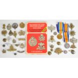 WW1 medal pair comprising British War Medal and Victory Medal named to 48087 Dvr C.H.J. Wyman, Royal