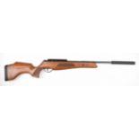 BSA Meteor CLX .177 air rifle with textured semi-pistol grip and forend, raised cheek piece, sound