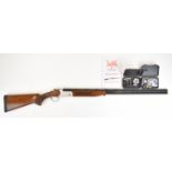 Kofs Sceptre .410 over and under ejector shotgun with engraved action and underside, chequered