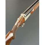 Winchester Model 23 XTR Pigeon Grade 12 bore side by side ejector shotgun with named and engraved