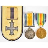 WW1 'Battle of Passchendaele' M.C. casualty medal group of three awarded to Captain Theodore Cecil