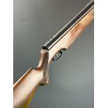 Weihrauch HW80 .22 air rifle with chequered semi-pistol grip, adjustable trigger and raised cheek
