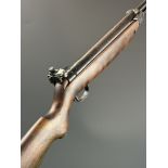 Webley Mark 3 Supertarget .177 under-lever air rifle with named plaque inset to the stock, semi-