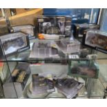 A Collection of x14 WWII German Diecast Tanks, VW cars, various makers. Forces of Valor,