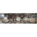 A good collection of Royal Crown Derby Old Imari pattern including, Tea Pot, clock plate, Bowl, 13