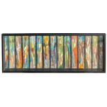 JOHN PIPER, BRITISH, 1903 - 1992, AN ARUNDEL TEXTILE PANEL FOR SANDERSON Designed 1959, based on