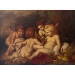 AFTER SIR PETER PAUL RUBENS, SIEGEN, 1577 - 1640, ANTWERP, A LARGE 19TH CENTURY OIL ON CANVAS Infant