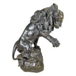 THOMAS FRANCOIS CARTIER, 1879 - 1944, AN EARLY 20TH CENTURY PATINATED BRONZE SCULPTURE OF A