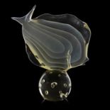 A Murano glass model of a fish, circa 1970, by produced at Mazzega