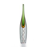 Luciano Gaspari (Italian, 1913-2007) for Salviati, a 'Pinnacoli' vase, circa 1960, Murano,