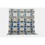 A wool carpet of Scandinavian design, of recent manufacture,