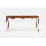 A Louis XV-style oak writing table, 19th century, French,
