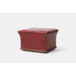 A Victorian box ottoman stool, circa 1860,