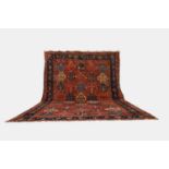 A Persian Bakhtiari wool carpet, first half 20th of the century,