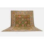 An Oushak wool carpet, of recent manufacture,