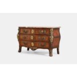 Jean-Charles Ellaume (French, 1714-1763), a Louis XV kingwood and tulipwood commode, mid-18th centur