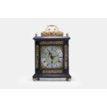 A William and Mary basket-top bracket clock, circa 1690, by Michael Knight of London,