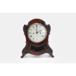 A Regency mahogany bracket clock, early 19th century, by Brockbank & Atkins,