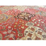 A very large Safavid wool carpet, early 20th century, Indian, Lahore,