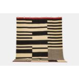 A flat-weave wool carpet of Bauhaus design, of recent manufacture,