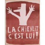 A 1968 Paris student riots poster, circa 1968