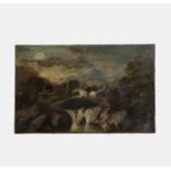 Tam o'Shanter escaping a coven of chasing witches, 19th century,