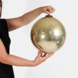 A large Victorian witch's ball,