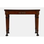 A Regency mahogany console table in the manner of George Oakley, circa 1810,