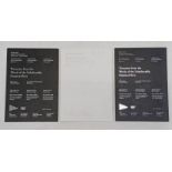 3 INVITATIONS TO THE OPENING OF "TREASURES FROM THE WRECK OF THE UNBELIEVABLE, DAMIEN HIRST",