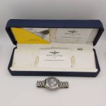 BREITLING CHRONO COCKPIT A30011 GENTS STAINLESS STEEL WRISTWATCH WITH ASSOCIATED BRACELET - WITH