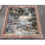 LARGE CLASSICAL STYLE WALL TAPESTRY 145CM X 145CM Condition Report: Most likely