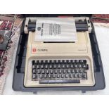 OLYMPIA CARINA 2 TYPEWRITER IN CASE