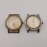 OMEGA SEAMASTER AUTOMATIC WRISTWATCH & PREZIOSA AUTOMATIC GENTS WRISTWATCH - NO STRAPS