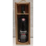 1 BOTTLE TAYLORS LATE BOTTLED VINTAGE 1984 PORT - 150CL, 20% IN WOODEN CRATE.