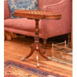 A George IV Mahogany and Boxwood-Strung Chess-Top Games Table, 2nd quarter 19th century, of