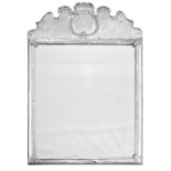 A William and Mary Silver-Mounted Dressing-Table Mirror, Apparently Unmarked, Circa 1690