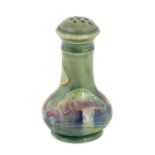 William Moorcroft (1872-1945): A Miniature Claremont Pattern Pepper Pot, circa 1914, faint impressed