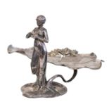 A Jugendstil WMF (Wurttembergische Metallwarenfabrik): A Silver Plated Visiting Card Tray, No.246,