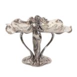 A Jugendstil WMF (Wurttembergische Metallwarenfabrik): A Silver Plated Visiting Card Tray, No.246,