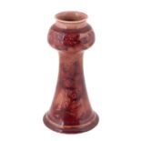 William Moorcroft (1872-1945): An Early Red Persian Pattern Chalice Vase, in shades of pink, green