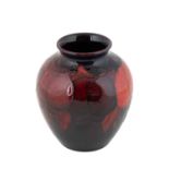 William Moorcroft (British, 1872-1945): A Flambé Wisteria Pattern Vase, impressed MADE IN ENGLAND,