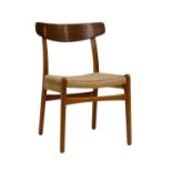Hans Jørgensen Wegner (Danish, 1914-2007) for Carl Hansen & Søn, Odense Denmark: A 1950's CH23