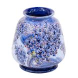 William Moorcroft (1872-1945) for James Macintyre: A Florian Ware Lilac Pattern Vase, circa 1903, in