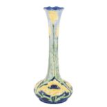 William Moorcroft (1872-1945) for James Macintyre: A Florian Ware Yellow Poppy Pattern Vase, circa