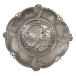 A Jugendstil WMF (Wurttembergische Metallwarenfabrik): A Silver Plated Visiting Card Tray, No.231,
