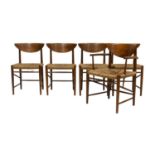 Peter Hvidt (1916-1986) and Orla Mølgaard-Nielsen (1907-1993) for Søborg Møbelfabrik: A Set of