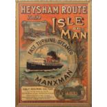 Manxman - Fast Turbine Steamer Advertising Poster