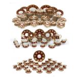 A Thomas Goode Porcelain Dinner, Tea and Coffee Service, 21st century, "Marquis de Mos" pattern,