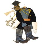 A Pre-1914 Full Dress Uniform to a Trooper the 21st Lancers, comprising:- a blue wool tunic with