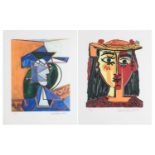 After Pablo Picasso (1881-1973) Spanish "Tete d' Homme" Signed by Domaine Picasso and numbered 11/